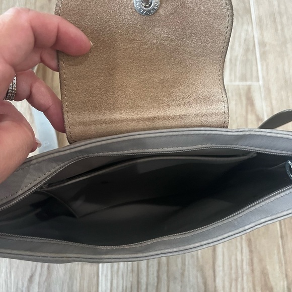 Longchamp Le Pilage Crossbody Bag in Gray - Picture 5 of 6